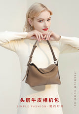 Cowhide Underarm Bag