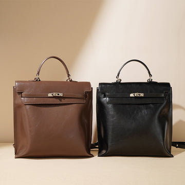 Large Leather Backpack