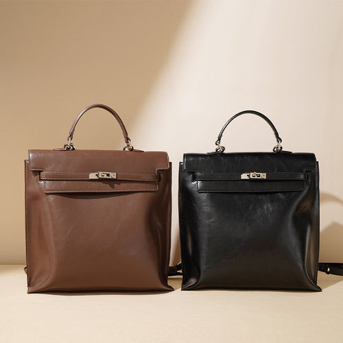 Large Leather Backpack