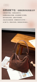 Large Suede Crossbody Bag