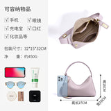 Leather Commuter Crossbody Tote