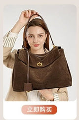 Large Top-Grain Leather Tote