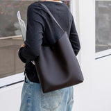 Large Cowhide Bucket Bag
