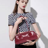 Leather Bowling Bag