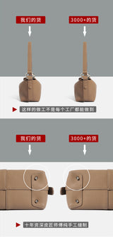 Cowhide Underarm Bag
