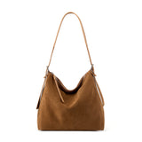Large Suede Crossbody Bag