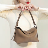 Cowhide Underarm Bag