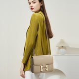 Classic Leather Crossbody Bag