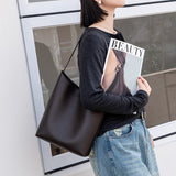 Large Cowhide Bucket Bag