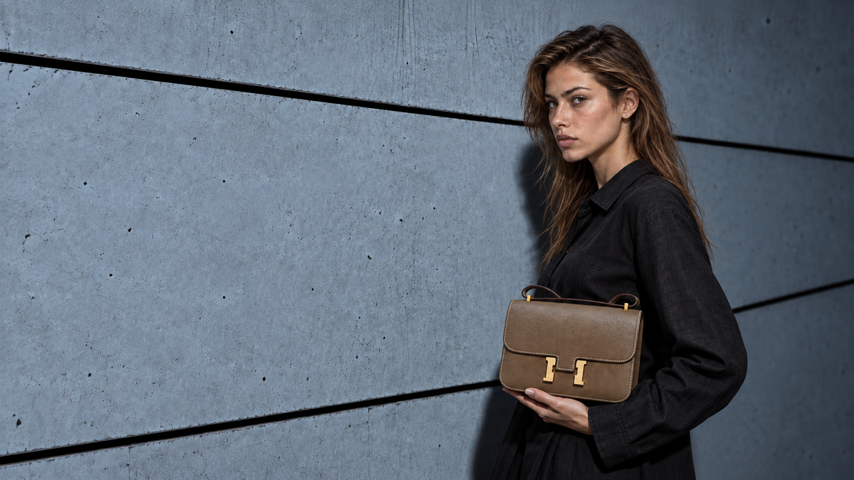 MAVOLIRA model carrying a bag